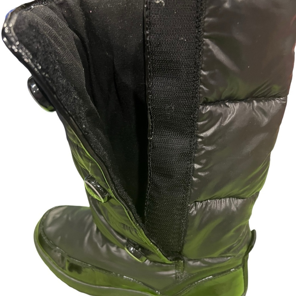 Coach Polina Black Nylon Puffy Boots - SIZE 7.5 - Picture 5 of 10
